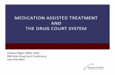 MEDICATION ASSISTED TREATMENT AND THE DRUG COURT …...D RUG C OURT DSM‐5: A New Paradigm of Addiction Note that the word addiction is not applied as a diagnostic term in this classification,