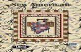 Sew American · Urban Legend - Red 7101-88 American Honor - Blue 8337-77 Sewing Motifs Medium Brown – 1194-35 Tossed Sewing Machines Ivory – 1193-41. Se meican Page 1 Quilt 2