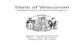 State of Wisconsin 505 DOA Budget Request.pdf · Cover Letter ... (Cornerstone, SkillSurvey, Appointment Plus, FMLA etc.) Objective/Activity: Develop standards, support mechanisms,