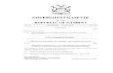 GOVERNMENT GAZETTE REPUBLIC OF NAMIBIA · N$6.00 WINDHOEK - 5 March 2004 No.3164 GOVERNMENT GAZETTE OF THE REPUBLIC OF NAMIBIA CONTENTS Page GOVERNMENT NOTICE No. 41 Merchant Shipping