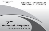 Annual Report - Welspun Investments and Commercials Ltd Investments A… · However, shareholders requiring a physical copy of the Notice and Annual Report may write to the Company