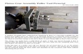 Pinion Puller Tool Pictorial - Santa Anita A'sFirst remove the cotter pin and loosen the retaining nut. Back it off about 1/8”, but do not remove the nut. Place a steel plate with