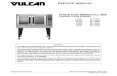 SERVICE MANUAL - Vulcan Equipment€¦ · 3700 Oven Quick Start Guide Operator Repair Flood-Damaged Food Equipment Misc Convection Oven Computer Control Guide Operator VC4GD, VC4GC,