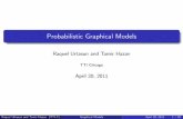 Probabilistic Graphical Models - University of Chicagottic.uchicago.edu/~rurtasun/courses/GraphicalModels/lecture9.pdf · Probabilistic Graphical Models Raquel Urtasun and Tamir Hazan