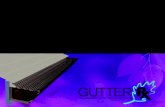 GUTTER · 2016. 4. 5. · self-cleaning by promoting air ˜ow. Dry debris blows off the system with a slight breeze. GutterRx is attached to the front & back of the gutter which strengthens