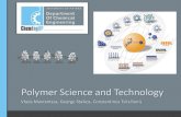 Polymer Science and Technology - chemeng.upatras.gr€¦ · Polymer Science and Technology Vlasis Mavrantzas, George Staikos, Constantinos Tsitsilianis . Polymer science is today