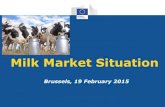 Milk Market Situation EU Productions Total Butter + 3,5% Skimmed-milk powder + 24,1% Milk powder cream,