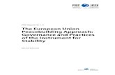 . 111 The European Union Peacebuilding Approach: Governance … · 2017. 4. 19. · EU peacebuilding policy, this report focuses on EU practices for dealing with conflict ... analyses