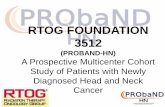 RTOG FOUNDATION 3512hnc.intergroup.info/wp-content/uploads/2017/04/Proband-v-HN-Interg… · diagnosis of carcinoma involving the oral cavity, oropharynx, nasopharynx, hypopharynx,