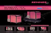 Made in Germany RS-PRO 3.0 – 11.0 RSF-PRO 5.5 – 11 · Made in Germany. RENNER GmbH Kompressoren – Success Rooted in Tradition. ... ted in accordance with AD2000 guidelines,