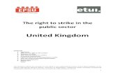United Kingdom - EPSU - Right to... · United Kingdom Contents 1. Legal basis 2. Who has the right to call a strike? 3. Definition of strike 4. Who may participate in a strike? 5.
