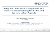 Integrated Resource Management as a means of … 2016.pdfIntegrated Resource Management as a means of implementing the SDGs and the New Urban Agenda Urban Speakers Corner at PrepCom