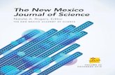 The New Mexico Journal of Science - New Mexico Academy of ... · The Academy oversees a New Mexico Junior Academy of Science program that sponsors an annual statewide ... and the
