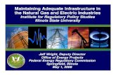 Maintaining Adequate Infrastructure in the Natural Gas and ......Ruby Pipeline Project (Ruby) (1,200) Northern Lights 09-10 (Northern Natural) (135) South System Expansion (Southern)