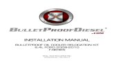 New INSTALLATION MANUAL · 2020. 9. 21. · 2. Using the supplied hardware install the oil filter adapter onto the oil filter mounting bracket. Be sure the longer of the 3 (three)