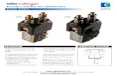 ELECTRIC VEHICLE DC CONTACTORS · tact the Albright Technical Department. Reduced Duty Cycle Ratings: 30% - 635 Ampere 60% - 450 Ampere 40% - 550 Ampere 70% - 415 Ampere 50% - 495