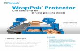 One converter for all your packing needs€¦ · • Packaging on-demand or in batches – pre-sized and pre-cut • Supports box lining, wrapping, thermal insulation and block and