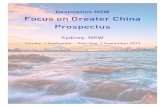 Focus on Greater China Prospectus - Destination NSW...Focus on Greater China Prospectus, 1 September - 7 September 2019 Author Destination NSW Created Date 6/21/2019 12:53:07 PM ...