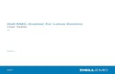 Avamar for Lotus Domino User Guide - Dell · Dell EMC Avamar for Lotus Domino User Guide 19.1 Dell Inc. June 2020 Rev. 02