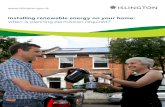 Installing Renewable Energy Final - Islington Council/media/sharepoint-lists/... · 2020. 9. 28. · 3 Installing renewable energy Guide for residents How can I find out if I live