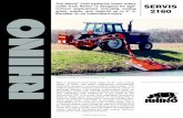 The Servis 2160 hydraulic boom rotary 0526105 SERVIS-RHINO ... · The Servis® 2160 hydraulic boom rotary cutter from Rhino® is designed for agri-cultural applications including