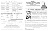 Masses, Devotions and Services The Parish of Saint Robert ...79.170.40.160/strobertsmorpeth.com/wp-content/uploads/2016/04/1… · A Kinghorn A Bambrick D Dowd Children’s Liturgy