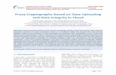 Proxy Cryptography Based on Data Uploading and Data ...ijcert.org/ems/ijcert_papers/V4I1004.pdf · etc. Identity-based public key cryptography can eliminate the troublesome certificate