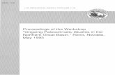 Proceedings of the Workshop Ongoing Paleoclimatic Studies in … · 2012. 4. 17. · Proceedings of the Workshop "Ongoing Paleoclimatic Studies in the Northern Great Basin," Reno,