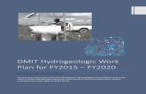 DMIT Hydrogeologic Work Plan for FY2015 – FY2020DMIT Hydrogeologic Work Plan for FY2015 – FY2020 Central Florida Water initiative This document is the product of the Data Management