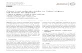 Climate trends and projections for the Andean Altiplano ...€¦ · Climate trends and projections for the Andean Altiplano and strategies for adaptation C. Valdivia1, J. Thibeault2,
