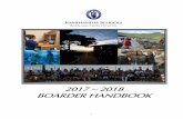 2017 – 2018 BOARDER HANDBOOK - Kamehameha Schools · • Keep elbows and forearms off the table while eating • Do not talk with a mouth full of food • Eat slowly and quietly