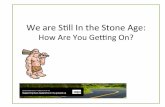 We#are#S’ll#In#the#Stone#Age:# · Industry faces; not just in NZ but internationally • The result is often reverse sensitivity issues, sometimes through inadvertent planning decisions,
