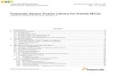 New Freescale Semiconductor FSFLK DS DATA SHEET: PRODUCT … · 2019. 7. 11. · Freescale Sensor Fusion Library for Kinetis MCUs, Rev. 0.7, 9/2015 Freescale Semiconductor, Inc. 1