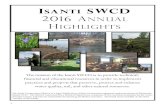 ISANTI SWCD 2016 A H Annual Highlights.pdfThe Isanti SWD serves on the county water plan task force which advises water quality efforts county-wide. In 2015 the SWD began assisting