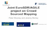 Sourced Mapping project on Crowd Joint EuroSDR/AGILE · VGI as users have great freedom in choosing these ‘tags’ AIM: If semantic heterogeneity could be removed from OSM datasets
