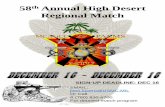 Regional Match - Santa Margarita Gun Club...john.lucero@USMC.MIL Or Call # (760) 830-6700 For detailed match program 58th Annual High Desert Regional Match . DIRECTIONS FROM I-10 TO