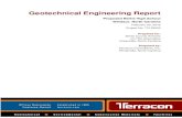 Geotechnical Engineering ReportTerracon Consultants, Inc. (Terracon) has completed the geotechnical engineering services for the above referenced project. This study was performed