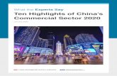 What the Experts Say Ten Highlights of China’s Commercial ... · ranging from concierge and service robots to smart cooking machines and facial recognition technology, while expanding