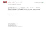 Blacksmith Pilbara Iron Ore Project (EPBC 2011/6152)...SPRAT Species Profile and Threats Database FLINDERS MINES LIMITED BLACKSMITH PILBARA IRON ORE PROJECT (EPBC 2011/6152) RESPONSE