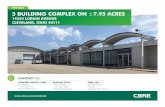 FOR SALE 5 BUILDING COMPLEX ON 7.95 ACRES...5 BUILDING COMPLEX ON ±7.95 ACRES BLDG. 3, 4 & 5 LEASED BLDG.2 LEASED BLDG.1 VACANT BUILDING 1 - VACANT + +48,800 SF, most recently used