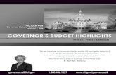GOVERNOR’S BUDGET HIGHLIGHTS - Connecticut€¦ · Governor’s BudGet HiGHliGHts FY2010 - FY2011 Biennium Executive Summary Confronted with very challenging economic times, Governor