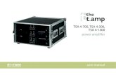 TSA 4-1300 TSA 4-700, TSA 4-300, power amplifier€¦ · TSA 4-700, TSA 4-300, TSA 4-1300 power amplifier user manual