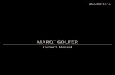 MARQ Owner’s Manual GOLFER · MARQ Owner’s Manual GOLFER ... 5