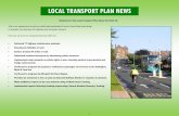 New LOCAL TRANSPORT PLAN NEWS - Northumberland... · 2016. 12. 13. · 1 LOCAL TRANSPORT PLAN NEWS This is our opportunity to tell you what Northumberland ounty ouncil has been doing