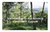 Lecture #1, Introduction to the Incident Command System · 2016. 9. 21. · Introduction to the Incident Command System. Objectives • Understand why ICS is used • Understand ICS