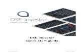 DSE-Investor Quick-start guide - rbsl.com.bdrbsl.com.bd/.../uploads/menu_files/71554-DSE_Investor_User_Manual… · DSE-Investor @Dhaka Stock Exchange Quick-start guide Page 3 of