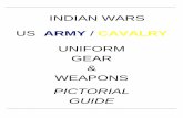 INDIAN WARS US ARMY CAVALRY Wars Uniform Gear Weapons... · #8325 M-1883 ENLISTED FATIGUE BLOUSE-A custom made blouse in Dark Blue featuring 19 oz Field Service wool. In an effort