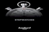 STOPWATCHES - Hanhart Chronographen · 2017. 7. 26. · Swiss lever escapement, 7, 9 or 11 jewels, depending on the model The lever escapement (2 jewels on the lever) and the shock-resistant