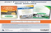 2017 Farmers’ Almanac...• Accurate moving estimates • Safe, efficient packing and unpacking vice cial Moves • A complete resource of tools & technology to make your move effortless