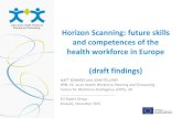 Horizon Scanning: future skills and competences of the ... · Continued in horizon scanning brief which includes examples of workforce impacts, education and training, workforce planning